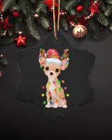 Porcelain Ornament - Snowflake