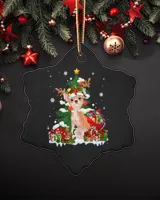 Porcelain Ornament - Snowflake