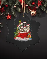 Porcelain Ornament - Snowflake