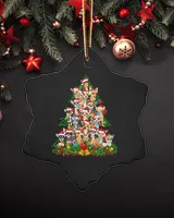 Porcelain Ornament - Snowflake