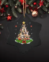 Porcelain Ornament - Snowflake