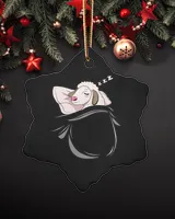 Porcelain Ornament - Snowflake