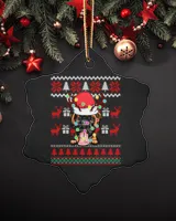 Porcelain Ornament - Snowflake