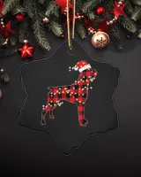 Porcelain Ornament - Snowflake