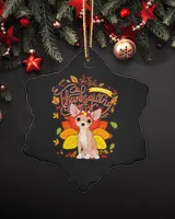 Porcelain Ornament - Snowflake