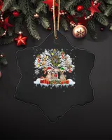 Porcelain Ornament - Snowflake