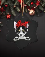 Porcelain Ornament - Snowflake