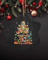 Porcelain Ornament - Snowflake