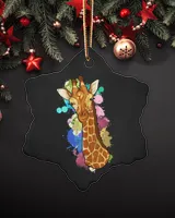 Porcelain Ornament - Snowflake
