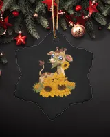 Porcelain Ornament - Snowflake
