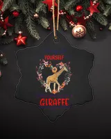Porcelain Ornament - Snowflake