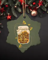 Porcelain Ornament - Snowflake