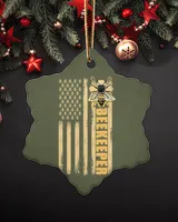 Porcelain Ornament - Snowflake