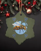 Porcelain Ornament - Snowflake