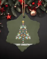 Porcelain Ornament - Snowflake
