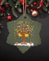 Porcelain Ornament - Snowflake