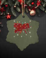 Porcelain Ornament - Snowflake