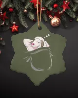 Porcelain Ornament - Snowflake
