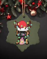 Porcelain Ornament - Snowflake