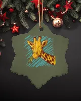 Porcelain Ornament - Snowflake