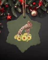Porcelain Ornament - Snowflake
