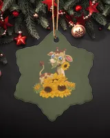 Porcelain Ornament - Snowflake