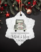 Porcelain Ornament - Snowflake