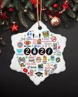 Porcelain Ornament - Snowflake