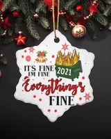 Porcelain Ornament - Snowflake