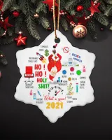 Porcelain Ornament - Snowflake