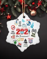 Porcelain Ornament - Snowflake