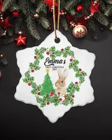 Porcelain Ornament - Snowflake