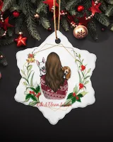 Porcelain Ornament - Snowflake