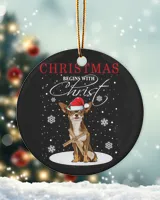 Porcelain Ornament - Circle