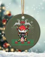 Porcelain Ornament - Circle
