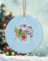 Porcelain Ornament - Circle