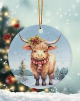 Porcelain Ornament - Circle
