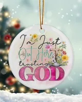 Porcelain Ornament - Circle