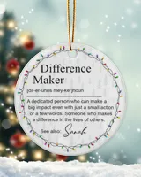 Porcelain Ornament - Circle