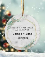 Porcelain Ornament - Circle Porcelain Ornament - Circle