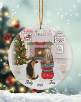 Porcelain Ornament - Circle