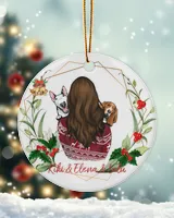 Porcelain Ornament - Circle