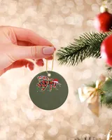 Bee Christmas Lights Pajama Red Plaid Bee Animals Lover 439