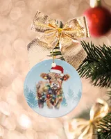 Porcelain Ornament - Circle