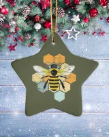 Porcelain Ornament - Star