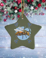 Porcelain Ornament - Star