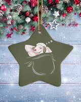 Porcelain Ornament - Star