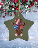 Porcelain Ornament - Star