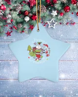 Porcelain Ornament - Star