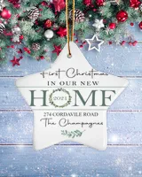 Porcelain Ornament - Star